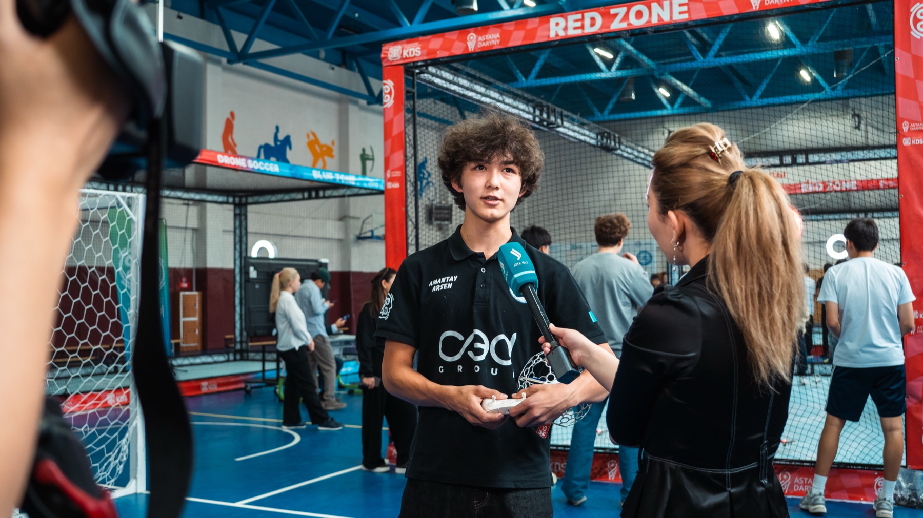 Дрон-футбол — Astana FIDA 2026, кадр 25